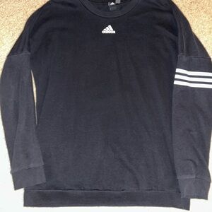 Adidas Black Crewneck Sweater